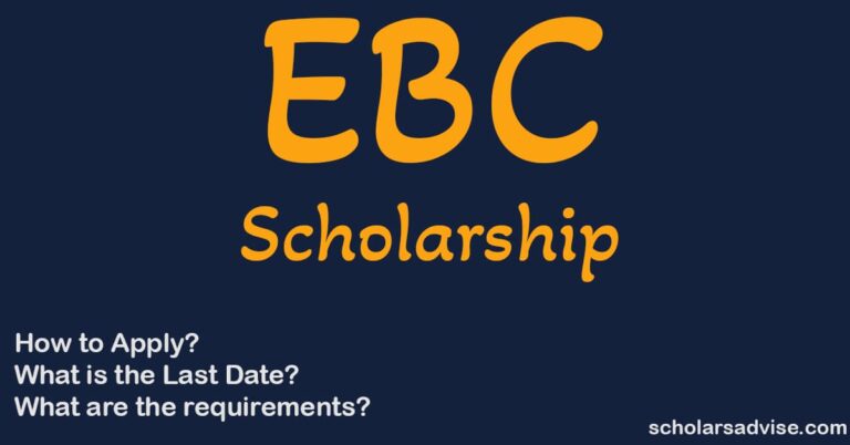 EBC Scholarship 2023-24 – Eligibility, Last Date, Amount