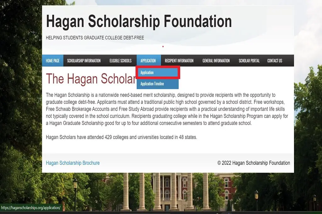 Hagan Scholarship Foundation Homepage